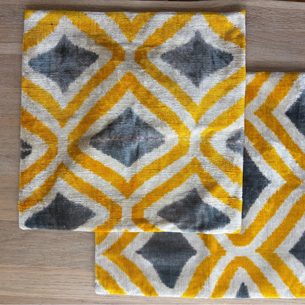 Turkish Ikat Throw Pillow Covers